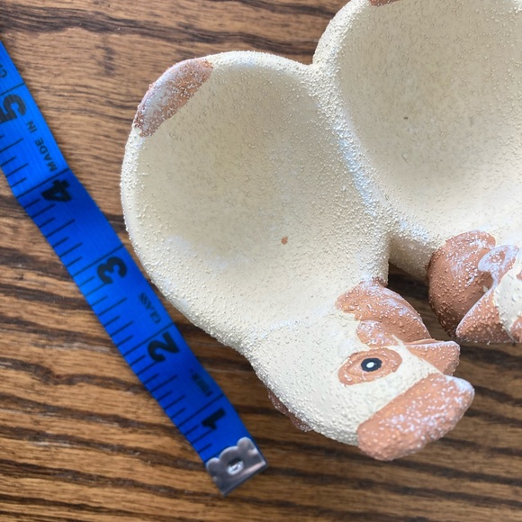 Ceramic Chicken Egg Cups Rustic Farmhouse Kitchen Table Decor Set of 6 - Picture 7 of 9